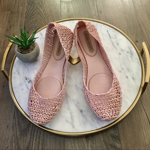 dusty pink flat shoes